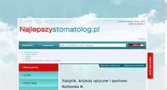 Desktop Screenshot of italoptik.najlepszystomatolog.pl